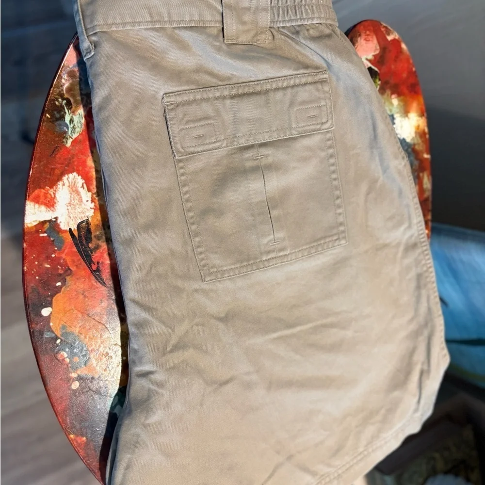 Source Unknown Tan Cargo Shorts Relaxed Fit